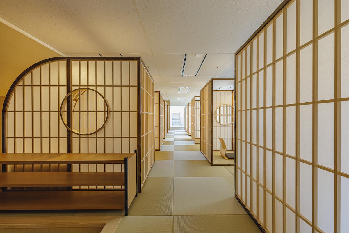 SAK University東京イノベーションキャンパス　和風畳敷きの自習個室ブース