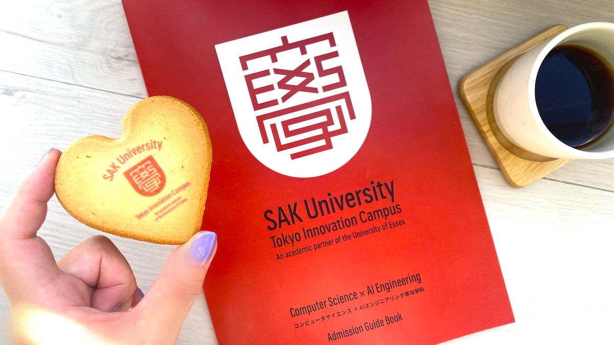 SAK University東京イノベーションキャンパス　パンフレット　クッキー