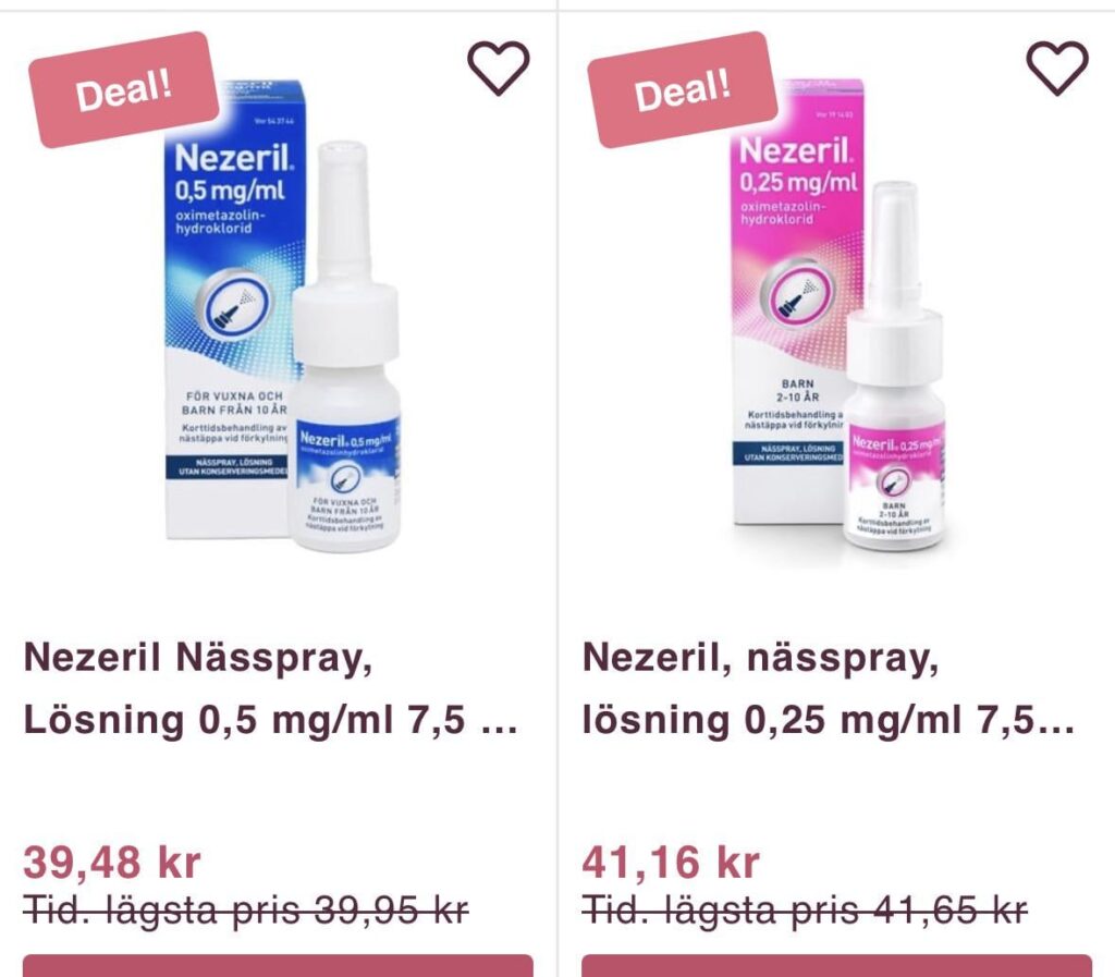 消費者代理店に通知された医薬品