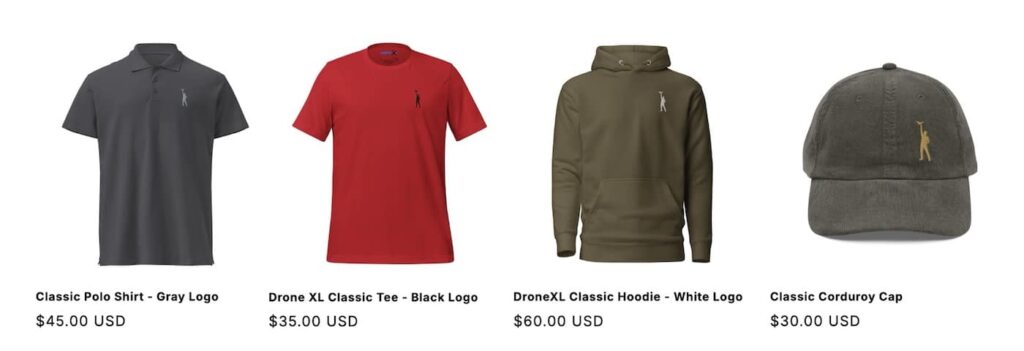 Ad DroneXL e-Store