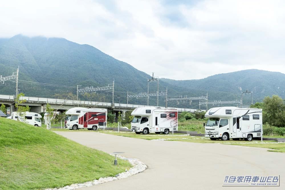 車中泊旅行にオススメ！　快適に、そして安全に楽しめる「RVパーク」最新情報　【 滋賀県大津市・ RVパーク 近江舞子トーンズ（OMI-MAIKO TONES） 】（月刊自家用車WEB） | 自動車情報・ニュース