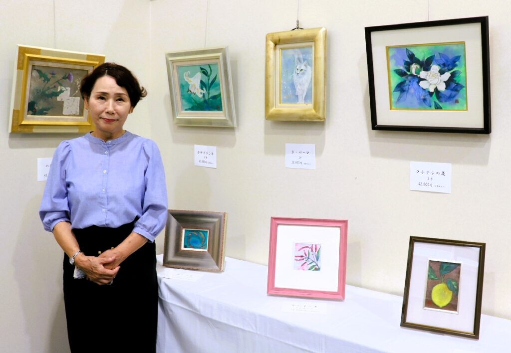 【ハニカムアートギャラリー】池永小夜子展　春夏秋冬の草花を日本画に - 大分のニュースなら 大分合同新聞プレミアムオンライン Gate