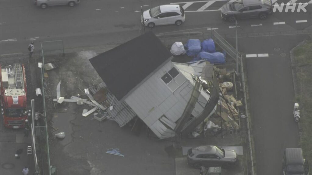 茨城 つくば市と境町で突風か 建物など被害相次ぐ けが人なし | NHK | 気象 - nhk.or.jp