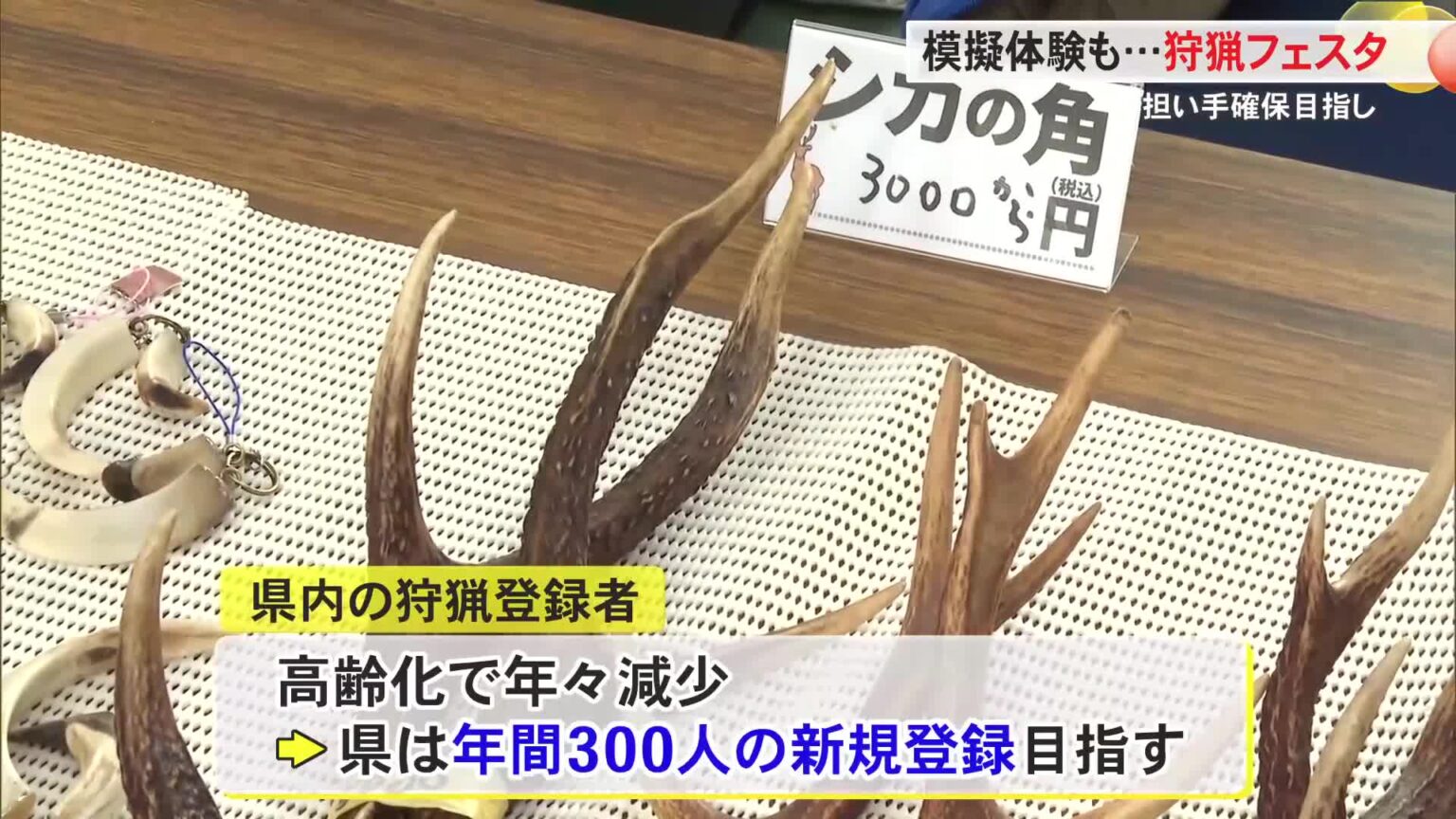 ジビエ料理に模擬体験も…高知市で狩猟フェスタ « 高知のニュース - 高知さんさんテレビ