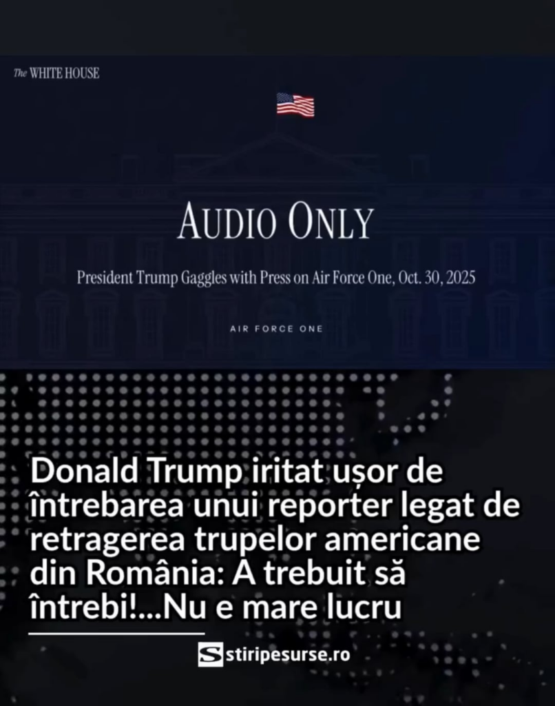 トランプ大統領、ルーマニアからの軍隊撤退について