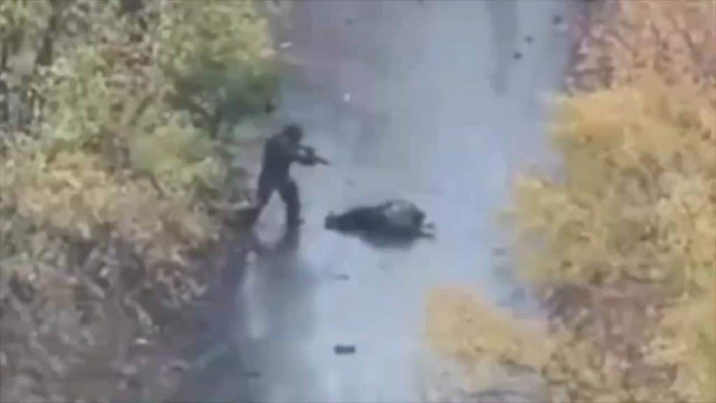 ドネツク州ミルノグラード地区で、ウクライナ軍兵士が至近距離でロシア侵略者を待ち伏せした。占領者は排除される前に反応する暇さえなかった