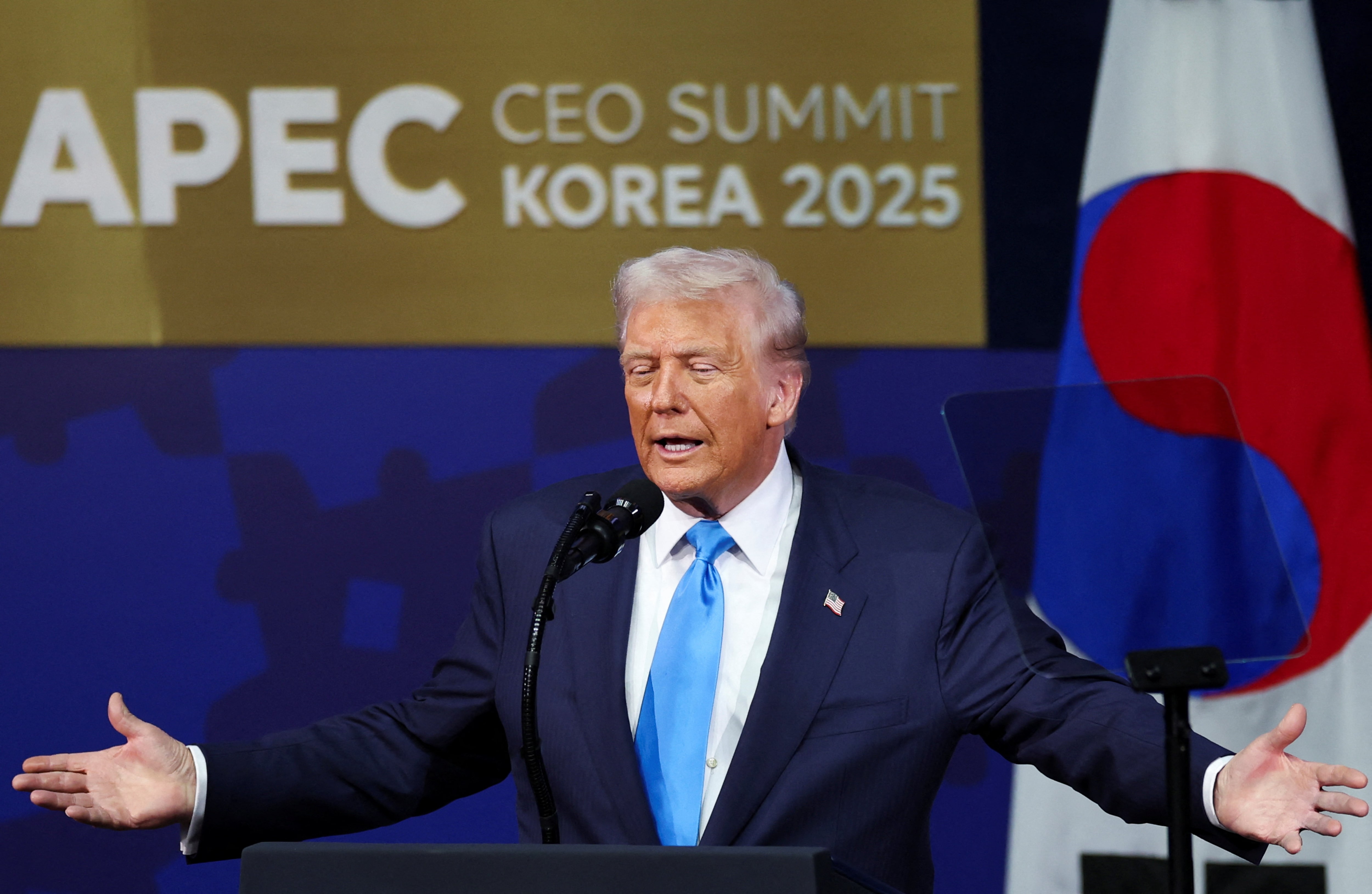 「カナダと会いに韓国に来たのではない！」、トランプ氏冷ややか