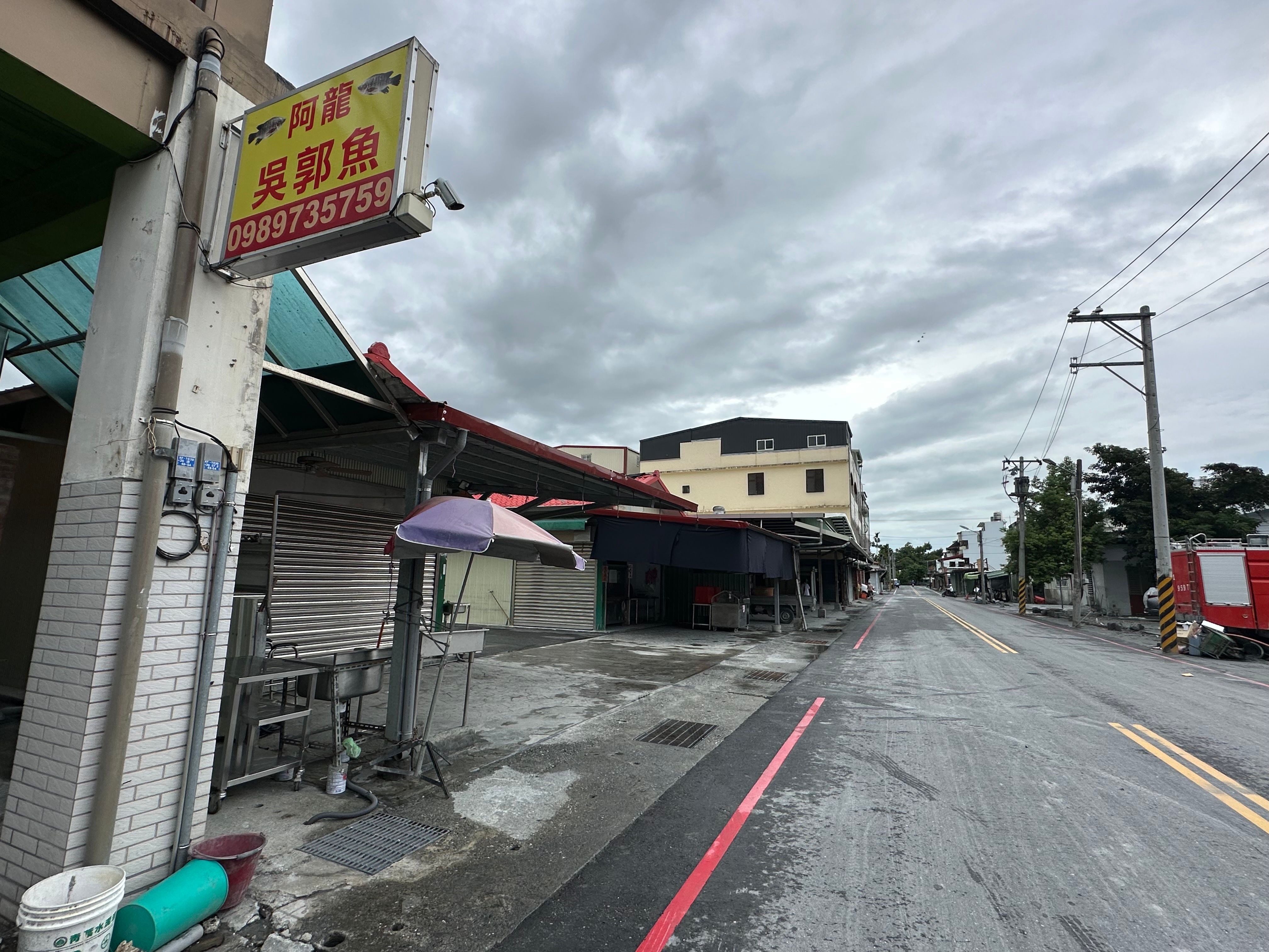 20251022-花蓮光復堰塞湖潰決災後満月、地元経済は未だ停滞している。(張瀞文撮影)