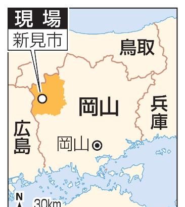 小学校で異臭１０人搬送、岡山　教員と児童、全員軽症