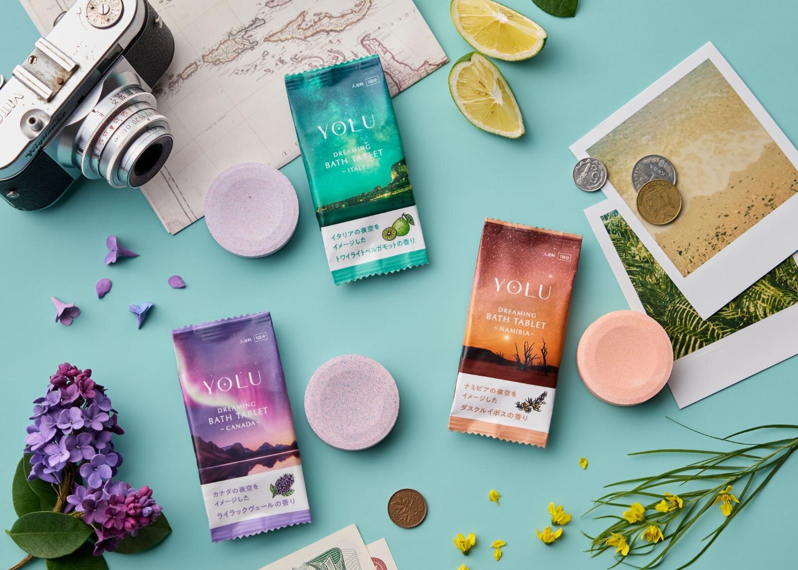 ヨル ワールド ドリーミング バスタブレットアソート 9錠入り 1,980円