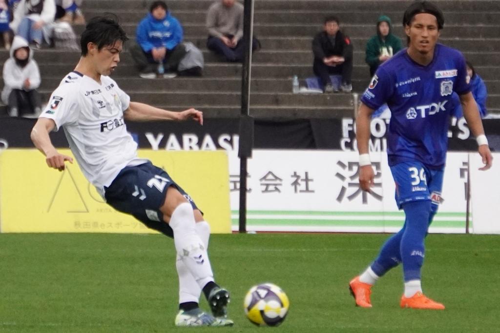 古巣秋田との直接対決をドローで終えたジェフユナイテッド千葉DF河野貴志「僕がチームを勝たせる選手になりたい」と残り4戦に臨む (2025年10月27日) - エキサイトニュース