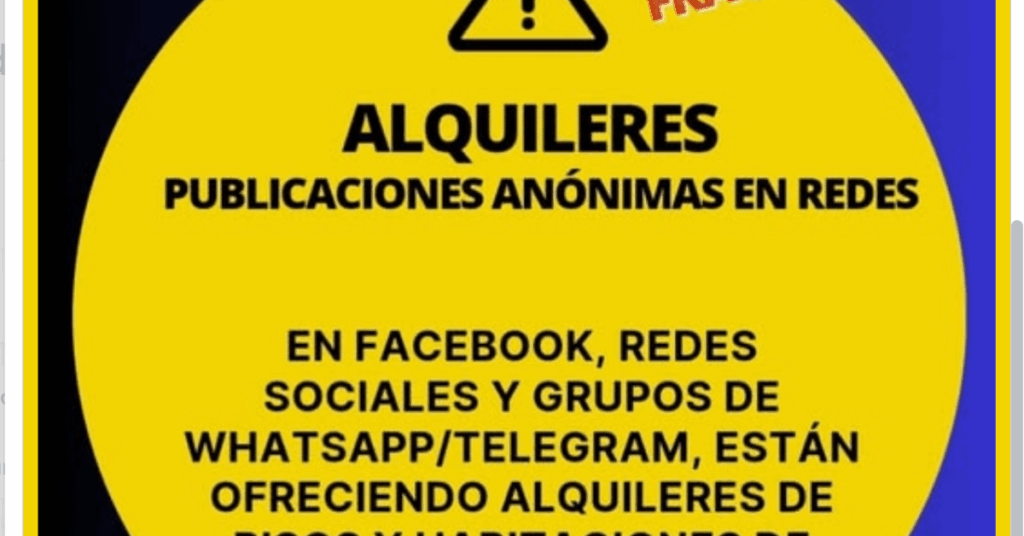 アルゼンチン人向けに家賃や仕事を虚偽の申し出をするソーシャルネットワーク上の詐欺について警告