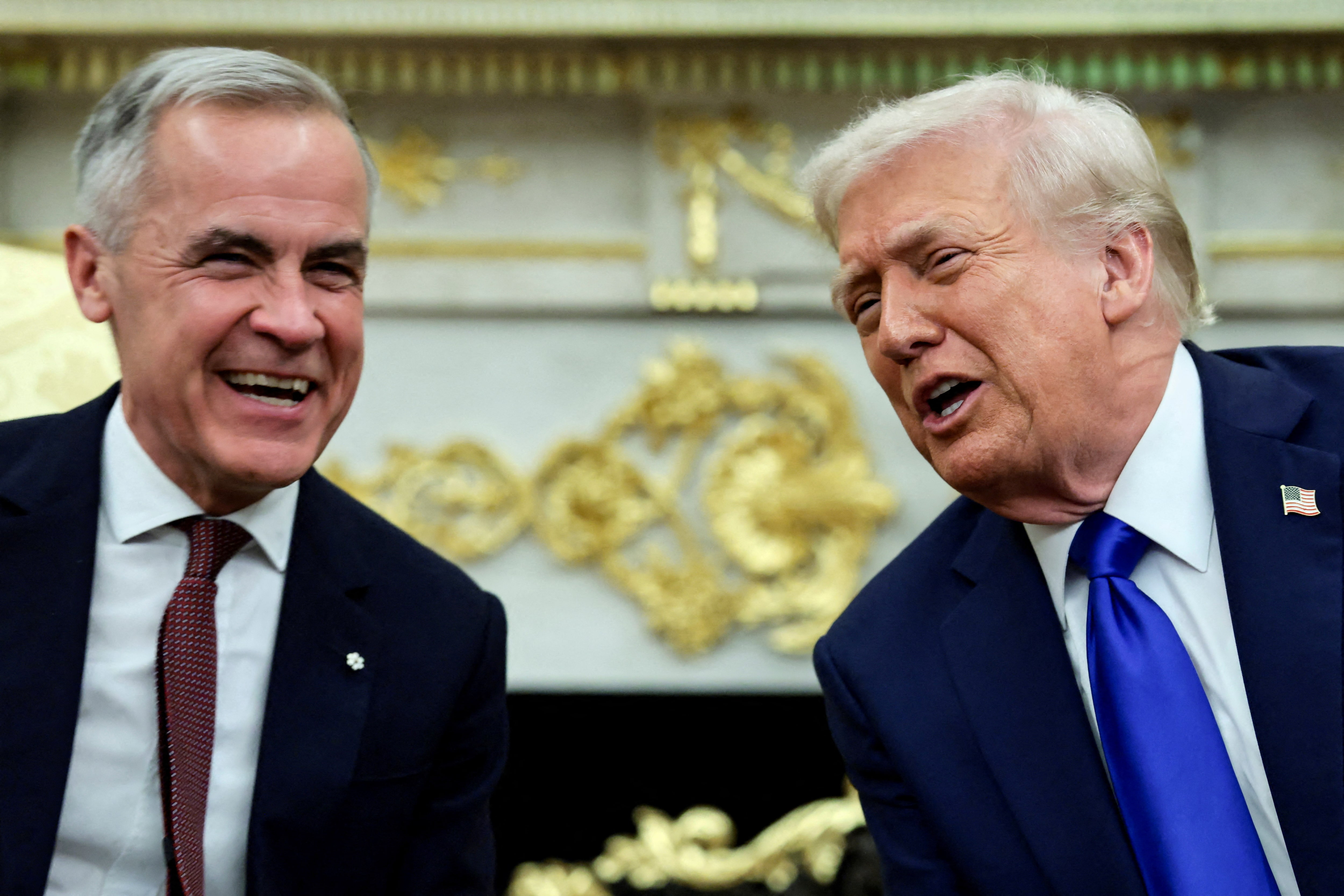 カナダ首相、米国との関税協議継続　「反撃より対話」