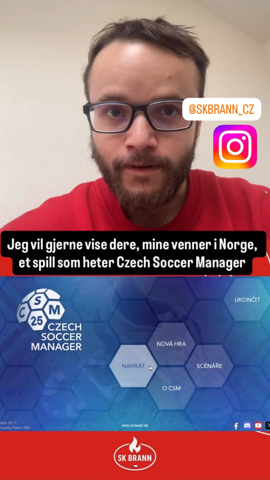 ⚽️チェコを拠点とする監督ゲームのSKブラン😅