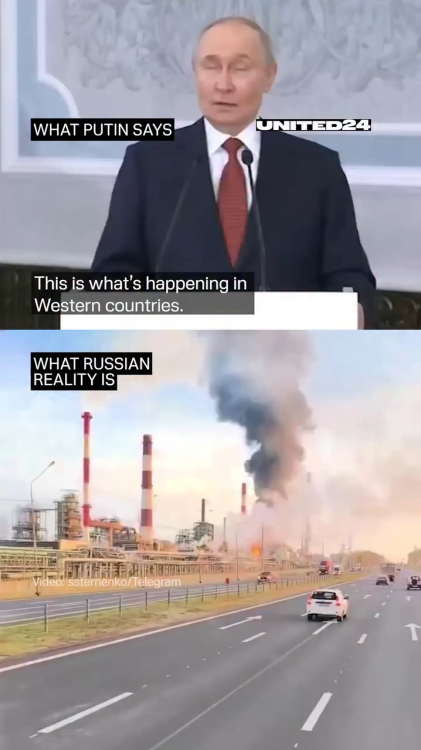 さて、また行きましょう：プーチン大統領の主張はロシアの現実と衝突します