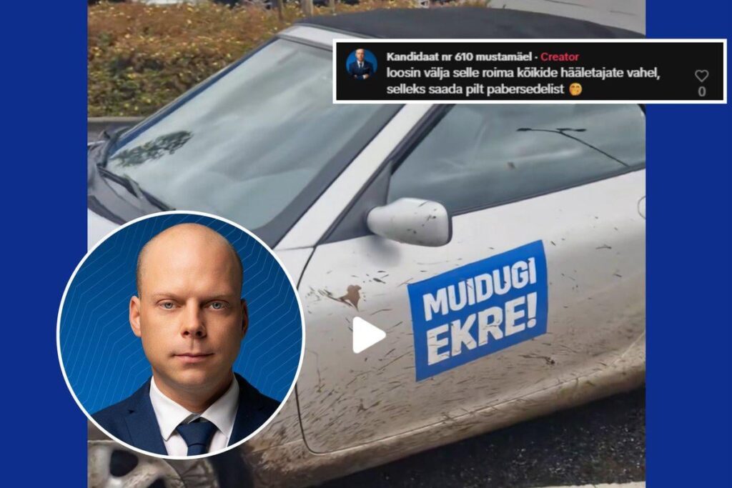 EKREの候補者は、車を獲得するために投票用紙の写真を撮るように求めました。選挙業務: 憲法違反