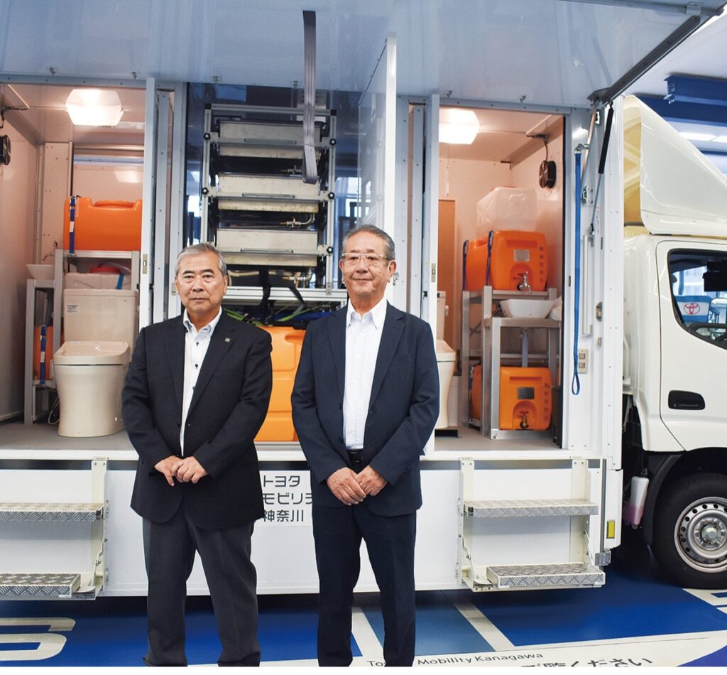 神奈川トヨタら 車載式水洗トイレを開発 被災地など利用を想定 | 神奈川区