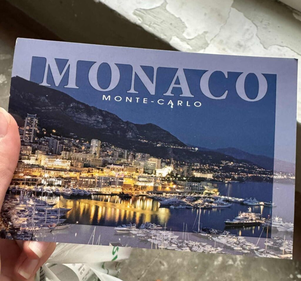 モナコからのポストカード