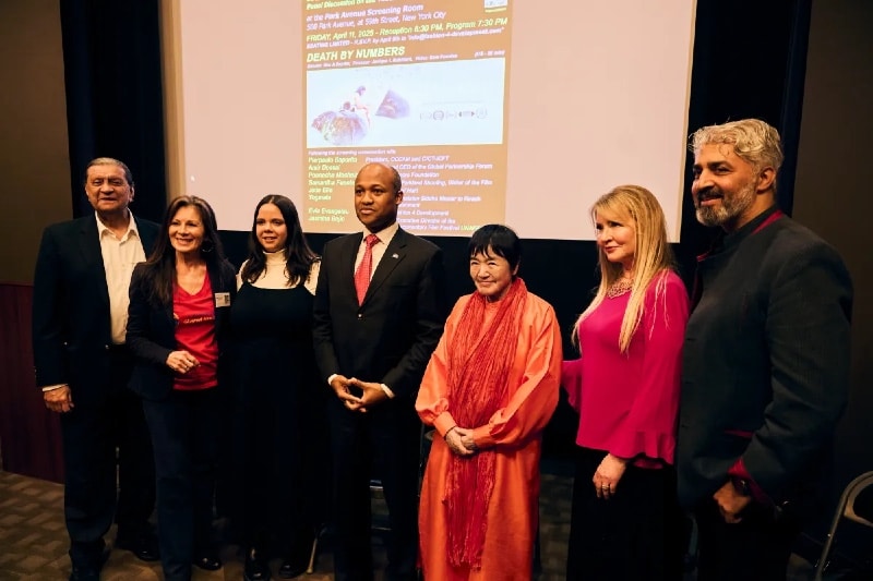 国連協会映画祭（UNAFF）主催イベントに特別ゲストとして登壇したヨグマタジ