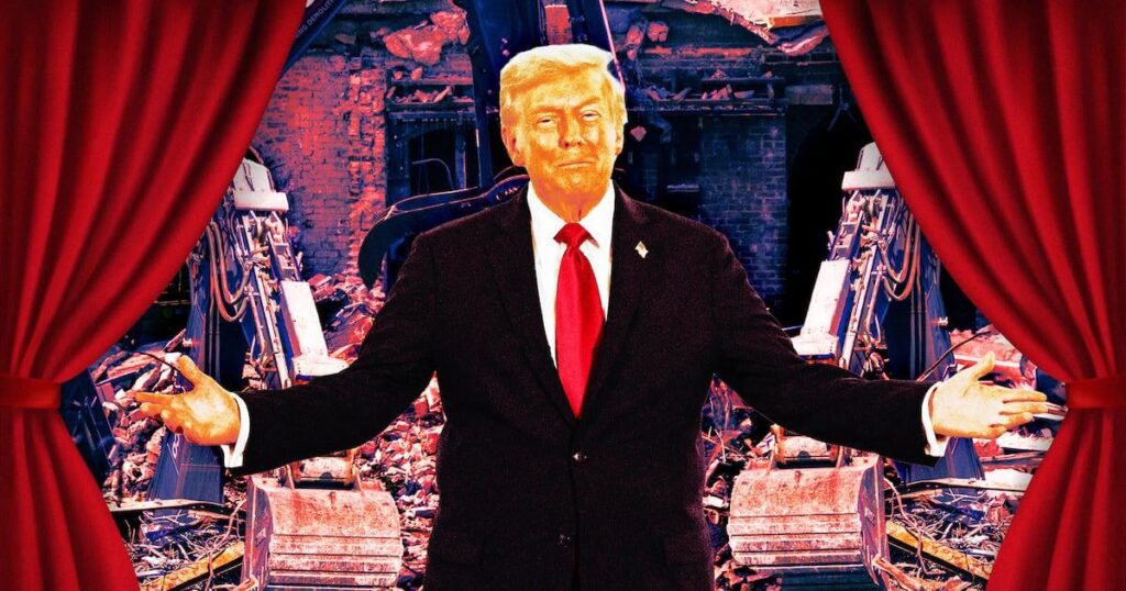 これらはトランプ大統領が秘密にしていた東棟の解体写真だ