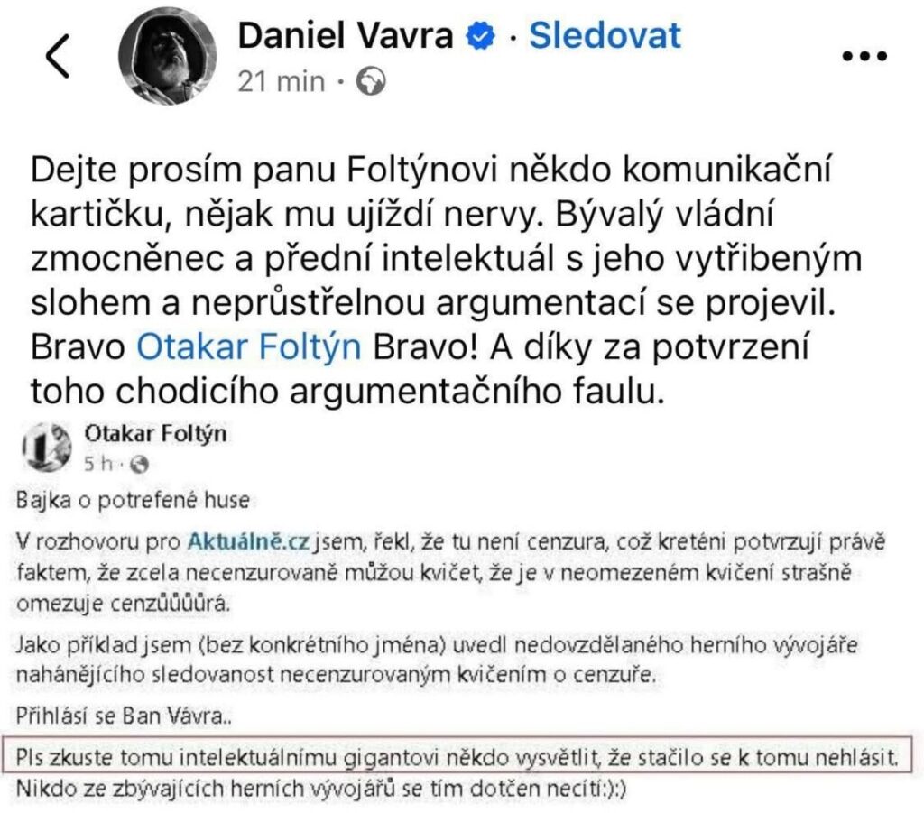バン・ヴァヴラ氏、自我が小人を超えたとき
