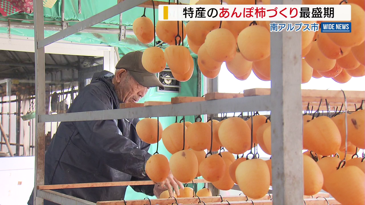 「日本でも何カ所かしかできない」 特産・あんぽ柿づくり 南アルプス市で最盛期 山梨