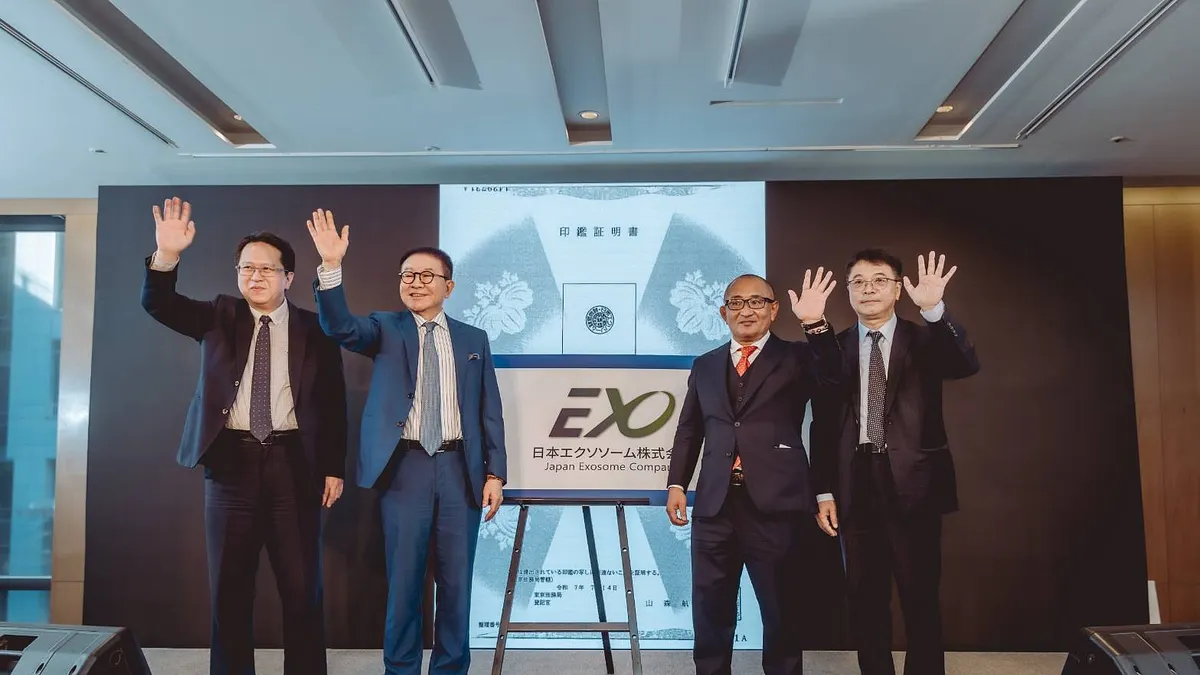 台湾エクソソーム株式会社とトヨタホールディングス株式会社が共同で「日本エクソソーム株式会社」を設立し、国際戦略的パートナーシップを正式に開始。（写真／台湾エクソソーム提供）