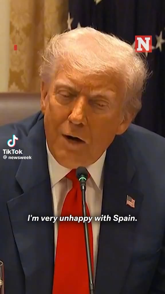 トランプ大統領、スペインに不満