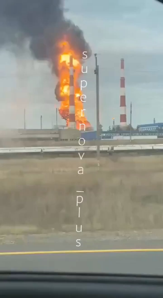 ロシアの電報チャンネルは、ロシアのオレンブルク・ガス処理工場で新たな爆発が発生したと報じた。