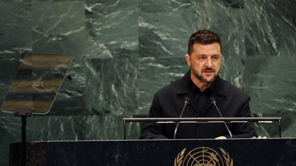 Zelenskyyは、歴史上、私たちが「最も破壊的な武器競争を通して生きている」グローバルリーダーに警告します|ウクライナの指導者は、AIの危険に対して警告した。