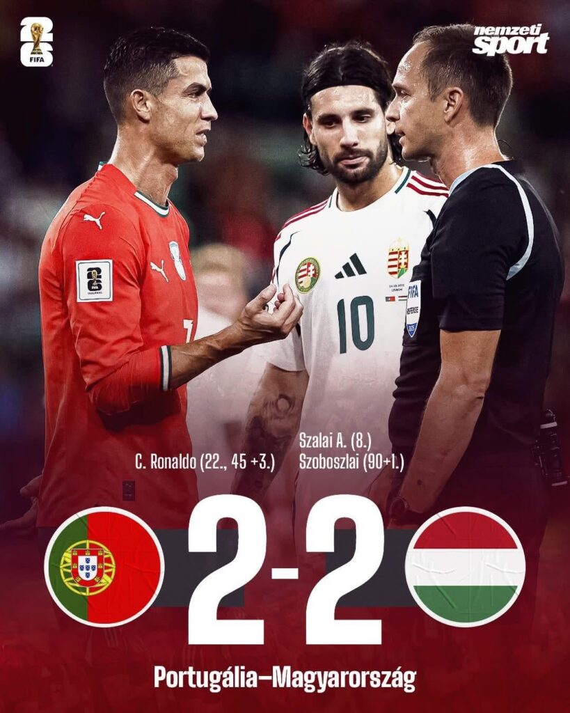 ハンガリー ポルトガル 2-2