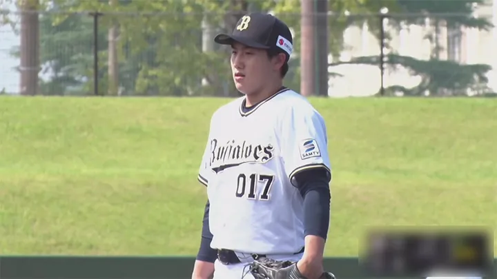 Orix. The Buffaloes Mu-heng Chen pitcher © Persol Pacific League TV