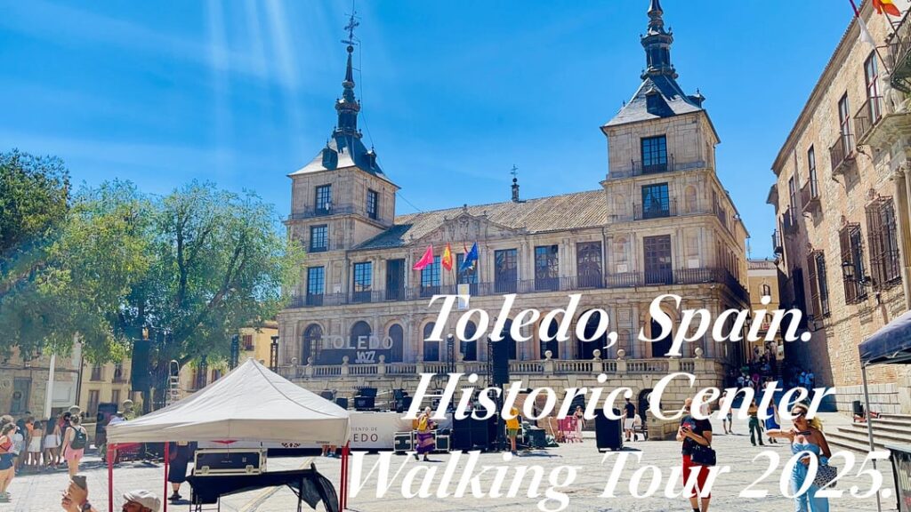 初めてのスペインでのウォーキングツアービデオ。トレド、スペイン。 🇪🇸
