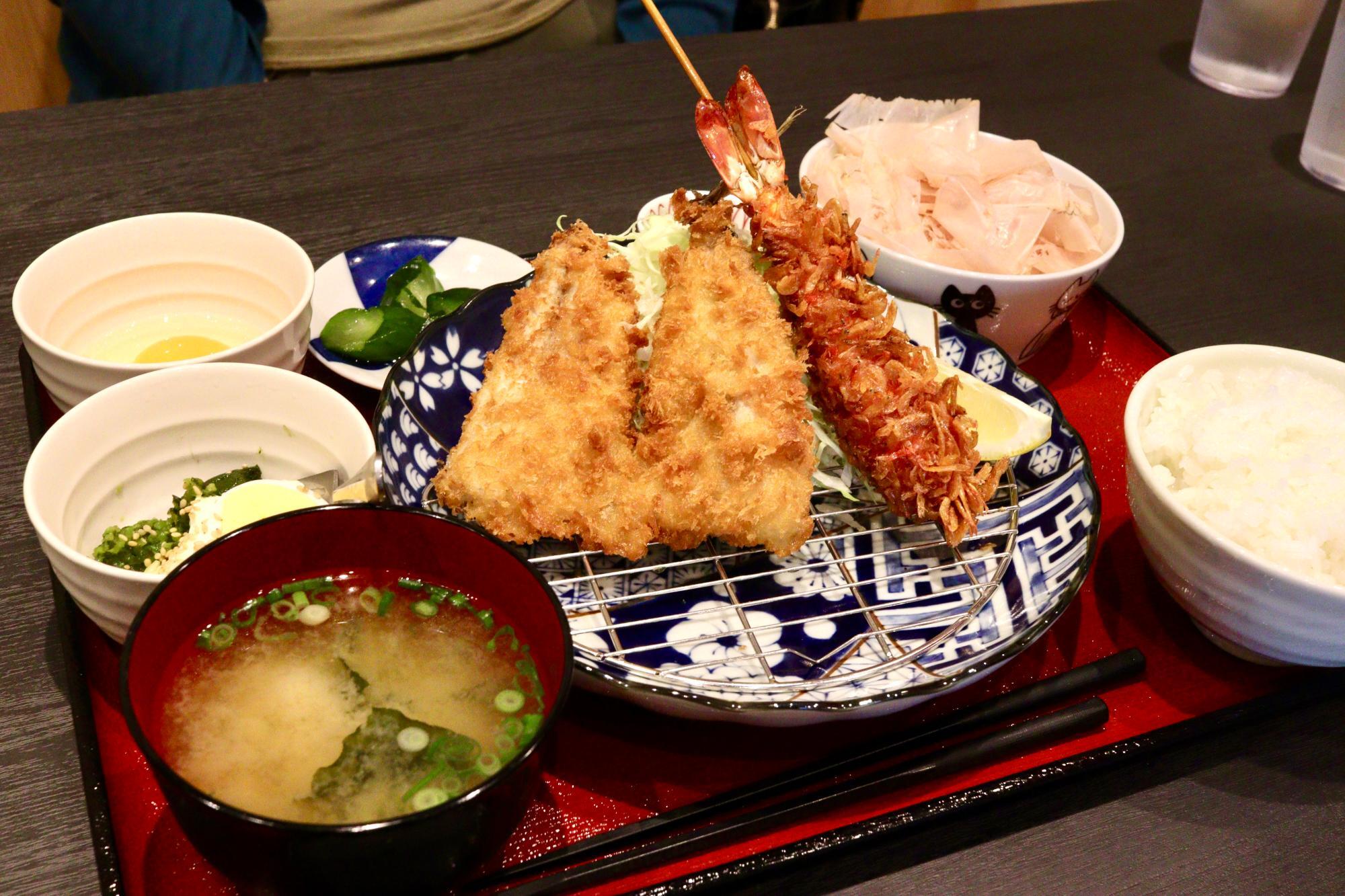 「沼津＆あした葉 大満喫定食」2,900円税込