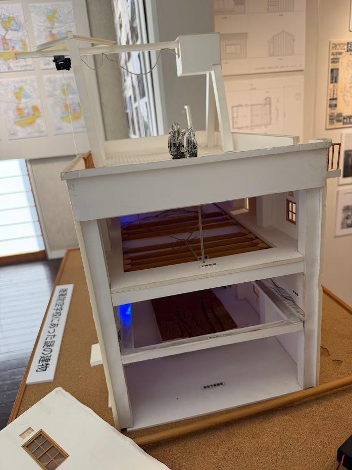 実際にあった建物の模型