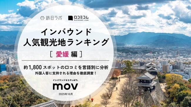 【独自調査】2025年最新：外国人に人気の観光地ランキング［愛媛 編］1位は「松山城」！| インバウンド人気観光地ランキング #インバウンド ＃MEO｜プレスリリース（愛媛新聞ＯＮＬＩＮＥ）記事詳細｜愛媛新聞ONLINE