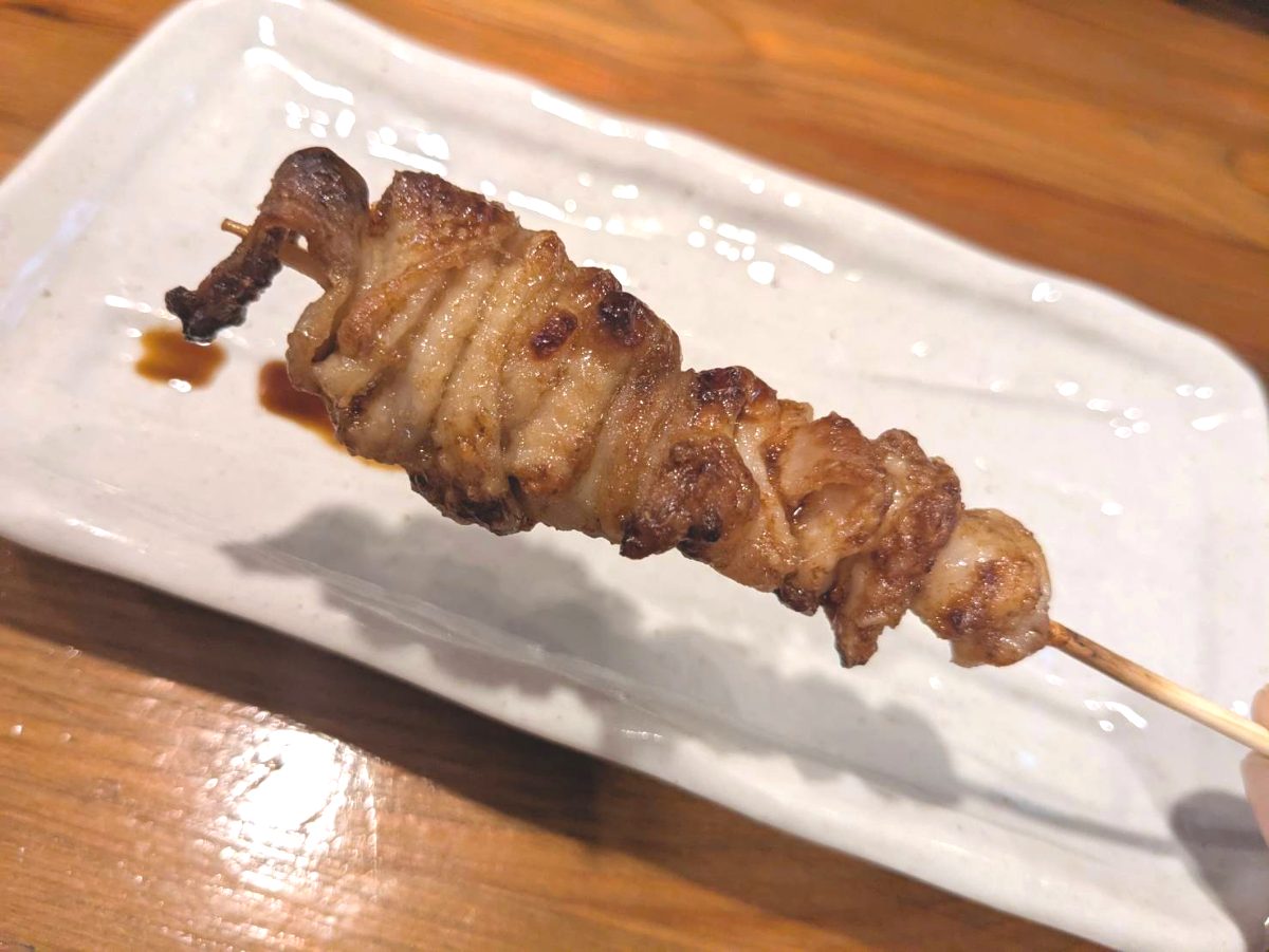 「かわ（タレ）」1本150円（税込）