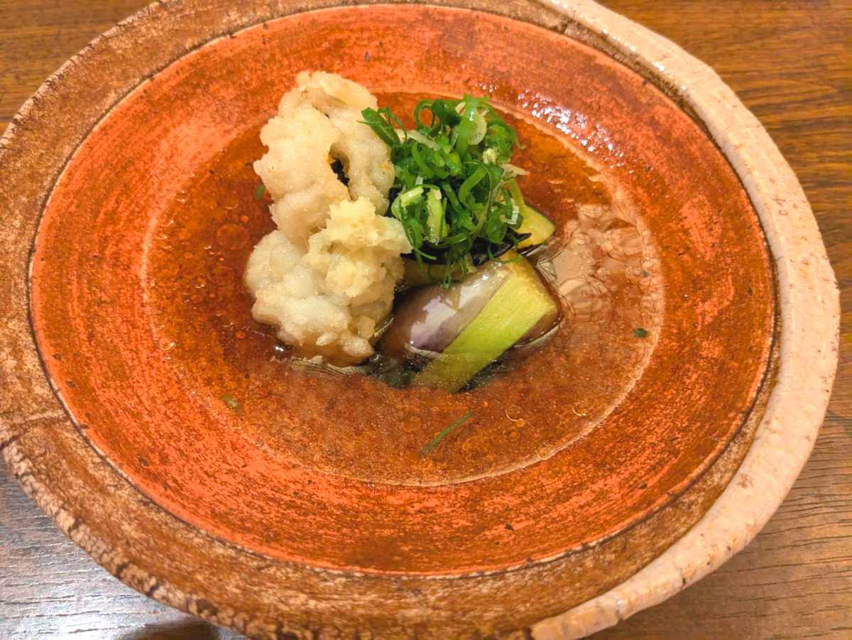 「ハモと茄子の揚げ出し」880円（税込）