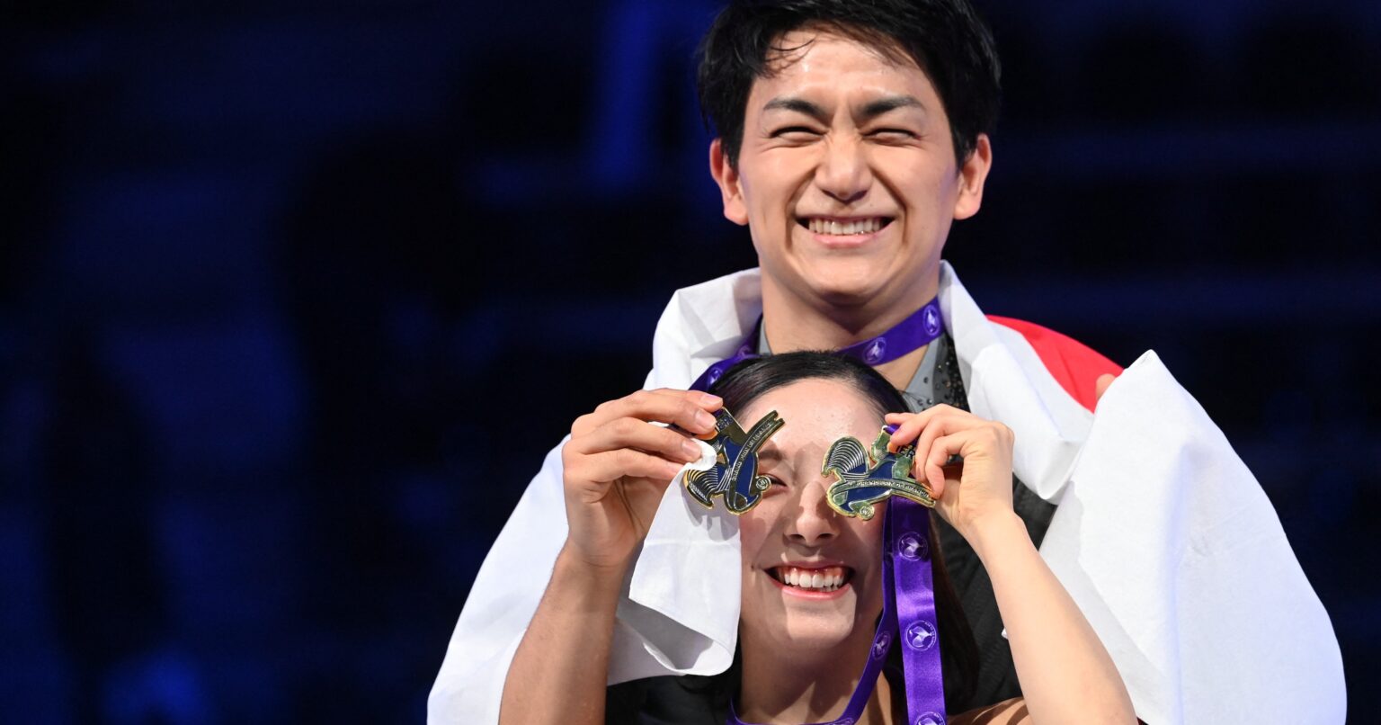 「璃来ちゃんに鞭打たれながら…」木原龍一はユーモアたっぷりに…フランス杯優勝、りくりゅう復活のウラに“2つの理由”「会見で見たゆとりのある姿」 - フィギュアスケート - Number Web