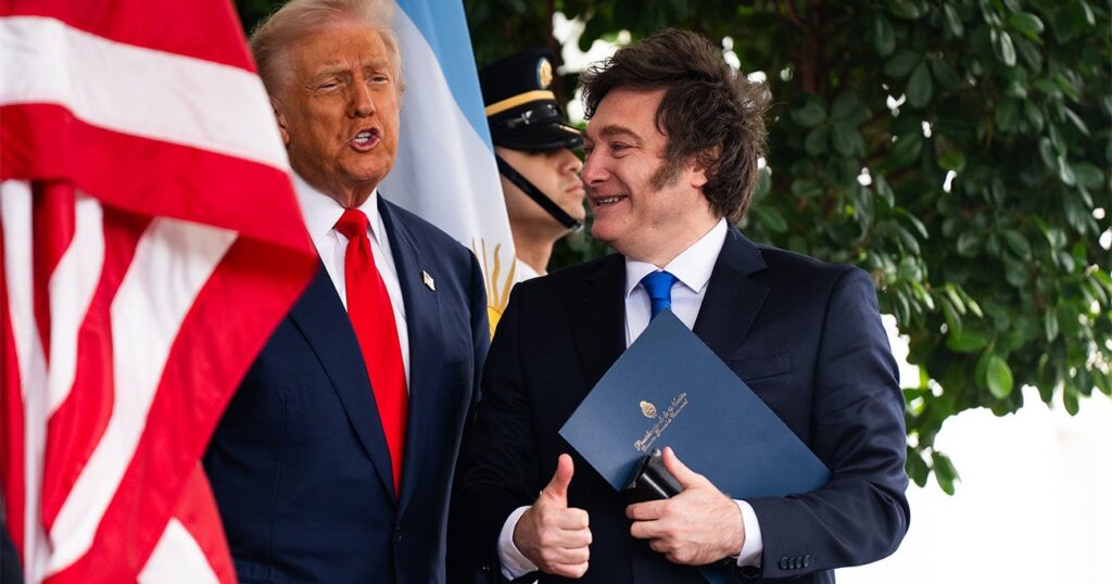 米、アルゼンチンと中国の分断図る　巨額支援と引き換え