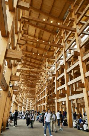 万博リング復興住宅に活用 能登地震被災の石川・珠洲 | 全国のニュース | 福井新聞ONLINE