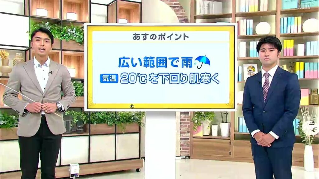 高知の天気 ２２日 広い範囲で雨 山岸拓気象予報士が解説 | 高知のニュース・天気｜KUTV NEWS | KUTVテレビ高知 - TBS NEWS DIG
