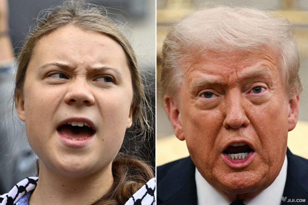 ドナルド・トランプ (79) と グレタ・トゥンベリ (22) が、SNS で再びやりあう
