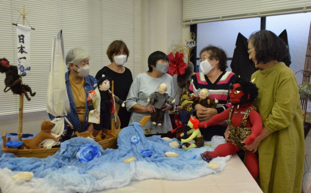 桃太郎 人形で表現 ２５日から文化祭展示　備前、瀬戸内の手芸団体