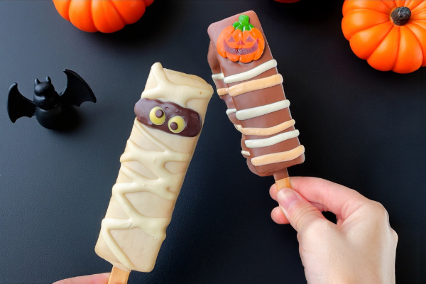 千葉県の老舗お菓子店「お菓子のたいよう」ハロウィン限定バウムクーヘン「ハロウィン・バーバウム」マミー&ボーダー