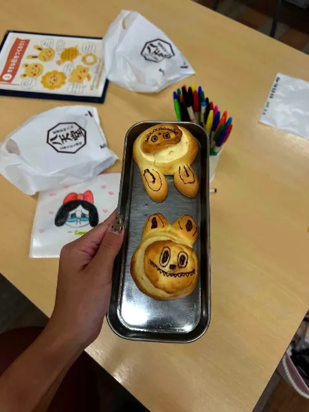 広島「八天堂ビレッジ」内のカフェリエ体験工房でできる「わくわくパン作り体験」で作ったパン