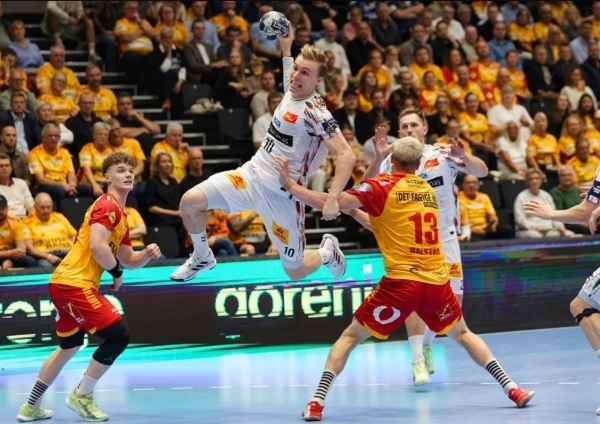写真2025/26 EHF男子ハンドボールチャンピオンズリーグのマグデブルクとGOGの試合の様子、写真出典=欧州ハンドボール連盟