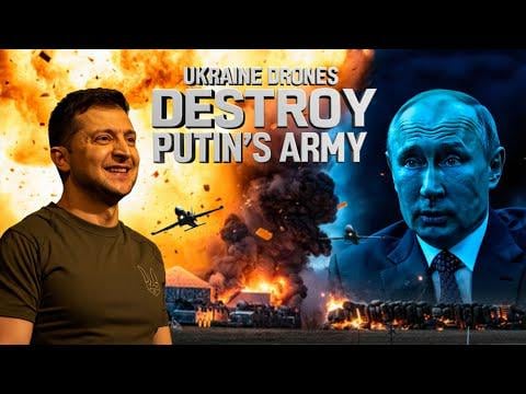 ウクライナが新型FP-2無人機を放ち、ロシアの基地を大規模攻撃！