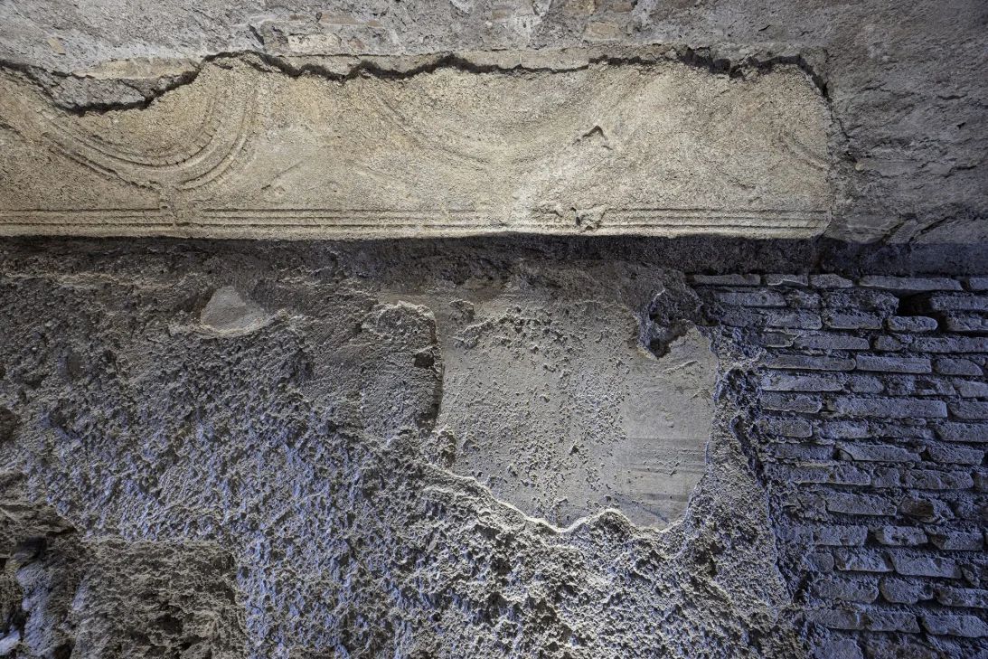 通路内部の壁には、装飾が施されていたことが分かる/Simona Murrone/Archaeological Park of the Colosseum