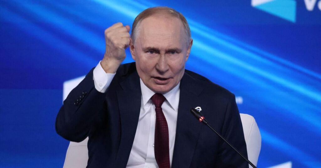 ウクライナからのストライキの中で40,000人のロシア人が権力なしで残っているので苦労しているプーチン大統領